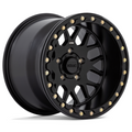 KMC Powersports KS235 Grenade UTV Beadlock Wheel - 14x10 Satin Black, 4x156 Bolt Pattern