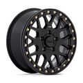 KMC Powersports KS235 Grenade UTV Beadlock Wheel – 15x6 Satin Black with 5x114.3 Bolt Pattern and 38mm Offset