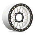 KMC Powersports KS235 Grenade UTV Beadlock Wheel - 15x7 Inch, Machined Finish, 4x156 Bolt Pattern