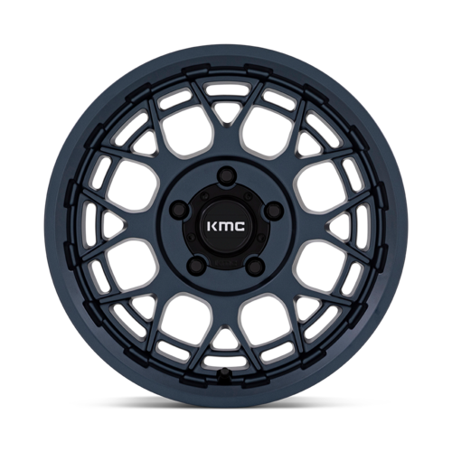 KMC Powersports Technic UTV 15x7 Metallic Blue Off-Road Wheel with 4x137 Bolt Pattern and +38 Offset