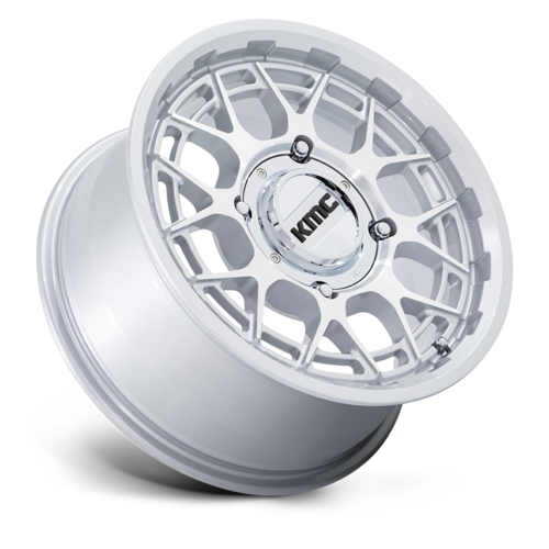 KMC Powersports Technic UTV 15x7 Silver Machined Wheel (Part KS139SD15704438)