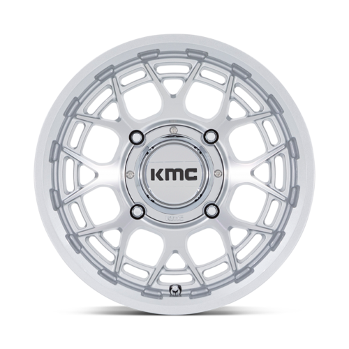 KMC Powersports Technic UTV 15x7 Silver Machined Wheel with 5x114.3 Bolt Pattern and +38 Offset