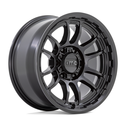 KMC KM727 WRATH 20x9 Satin Black Alloy Wheel with 6x139.7 Bolt Pattern
