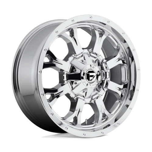 Fuel 1PC D516 KRANK 20x9 Chrome Plated Wheel with 6x135/6x139.7 Bolt Pattern and 106.10mm Center Bore