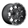 Fuel 1PC D517 KRANK 17x9 Matte Black Milled Wheel with 6x135/6x139.7 Bolt Pattern and +20 Offset