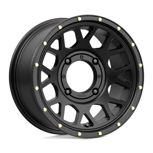 KMC Powersports KS135 GRENADE UTV 14x7 Satin Black Wheel with 4x137 Bolt Pattern and 112.10mm Center Bore
