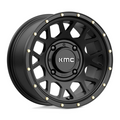 KMC Powersports KS135 Grenade UTV 14x7 Satin Black Wheel with 4x156 Bolt Pattern and 10mm Offset