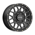KMC Powersports KS135 Grenade UTV 15x6 Satin Black Wheel with 4x137 Bolt Pattern and 38mm Offset