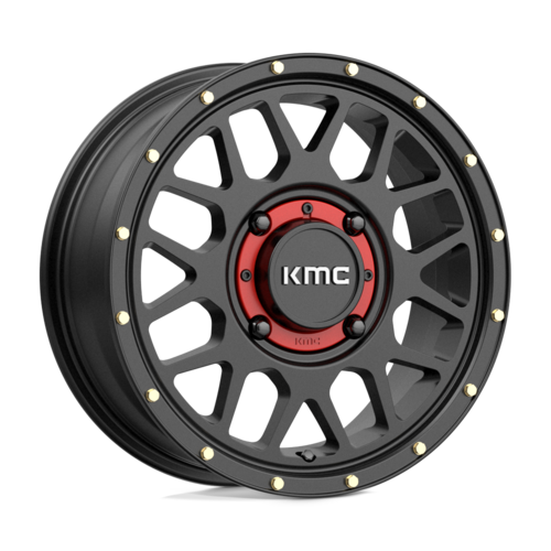 KMC Powersports KS135 Grenade UTV 15x6 Satin Black Wheel with 4x156 Bolt Pattern and 38mm Offset