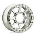 KMC Powersports ADDICT 2 UTV Beadlock Wheel 15x6 inches, 4x137 Bolt Pattern, Machined Finish with 38mm Offset