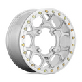 KMC Powersports KS433 MESA Forged UTV Beadlock Wheel 15x6 - Raw Machined Finish with 4x156 Bolt Pattern and 38mm Offset