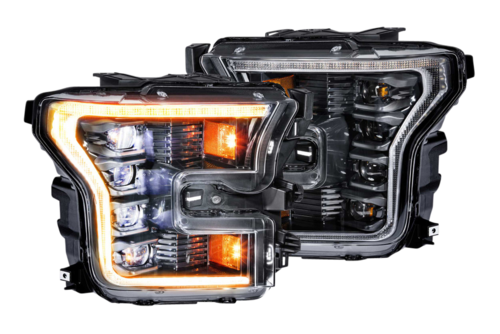 Morimoto MM XB Headlights for Ford F-150 (2015-2017) with Amber DRL – Part Number LF502-A.2-ASM