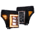 Morimoto XB Headlights Super Duty 2011-2016 Amber DRL - Model LF505-A-ASM
