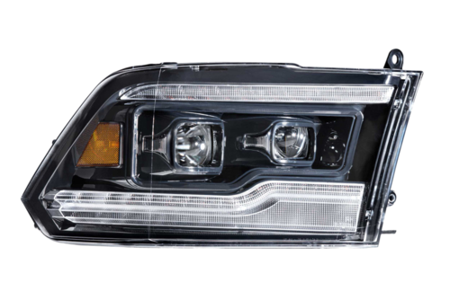 Morimoto MM XB Headlights for Dodge Ram 2009-2018 Amber DRL - Part Number LF520-A-ASM