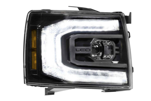 Morimoto MM XB Headlights for Silverado (2007-2013) Gen II - Silver Finish