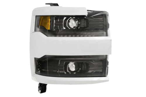 Morimoto MM XB Headlights for Silverado HD (2015-2019) - Silver Finish