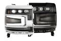 Morimoto MM XB Headlights for Silverado 1500 (2016-2018) - Silver Finish