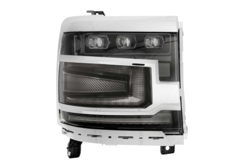 Morimoto MM XB Headlights for Silverado 1500 (2016-2018) - Silver Finish