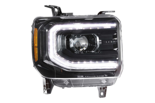 Morimoto MM XB Headlights for GMC Sierra (2014-2018) - Clear Lens with Black Housing