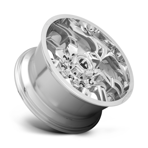 Fuel 1PC D746 Lockdown 20x10 Chrome Wheel with 8x165.1 Bolt Pattern and -18mm Offset