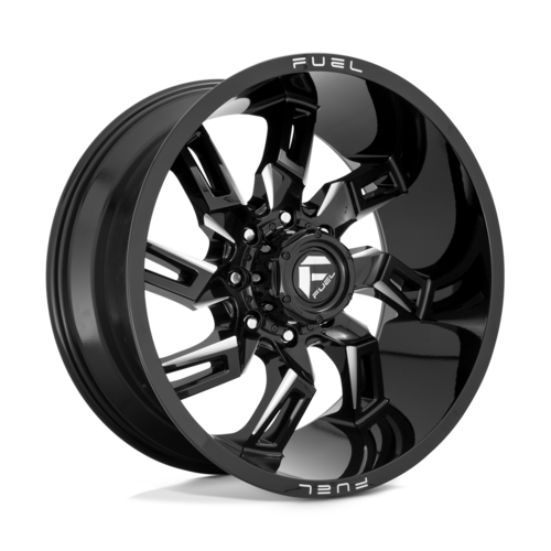 Fuel 1PC D747 Lockdown 22x10 Gloss Black Milled Wheel with -18 Offset and 8x170 Bolt Pattern