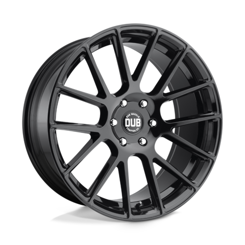 DUB 1PC S205 LUXE 22x9.5 Gloss Black Wheel with 6x139.7 Bolt Pattern and +20 Offset