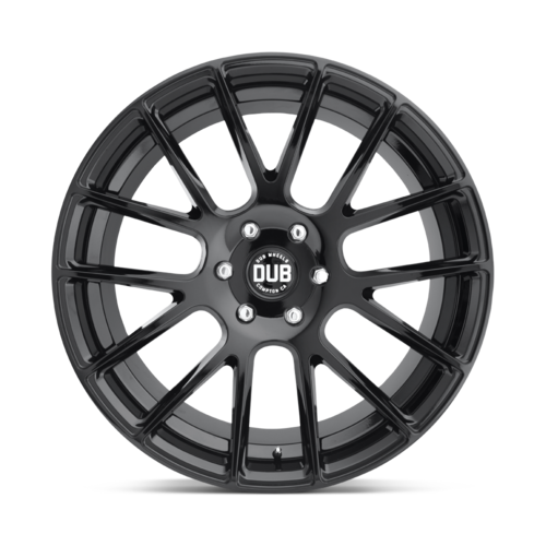 DUB 1PC S205 LUXE 22x9.5 Inch Gloss Black Wheel with 6x135 Bolt Pattern and +30 Offset