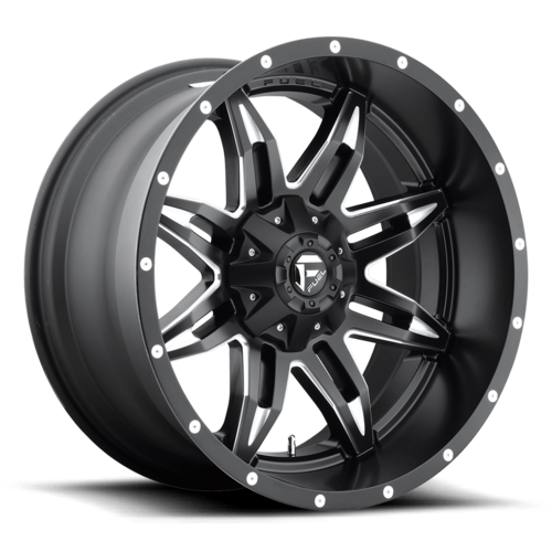 Fuel 1PC D567 LETHAL 15x10 Matte Black Milled Wheel with 5x114.3/5x120.65 Bolt Pattern and -43mm Offset