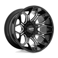 Moto Metal MO808 Sniper 20x10 Gloss Black Milled Wheel with -18mm Offset
