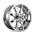 Fuel 1PC D536 Maverick 22x10 Chrome Plated Wheel with 8x170 Bolt Pattern and +10 Offset