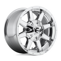 Fuel 1PC Maverick 17x9 Chrome Plated Wheel with 6x135/139.7 Bolt Pattern and 106.10mm Center Bore