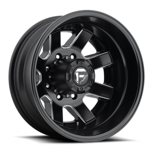 Fuel 1PC D538 Maverick 17x6.5 Matte Black Milled Off-Road Wheel with 8x210 Bolt Pattern