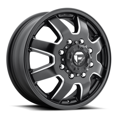 Fuel 1PC D538 Maverick 17x6.5 Matte Black Milled Truck Wheel