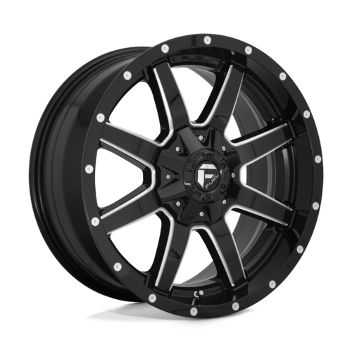 Fuel 1PC D610 Maverick 20x10 Gloss Black Milled Wheel - 5x5.5/150 Bolt Pattern, -18 Offset