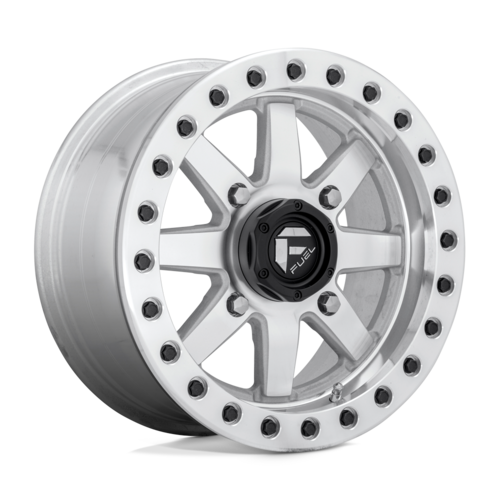 Fuel UTV D937 Maverick HD Beadlock Wheel 15x7 - 4x137 Bolt Pattern, +38 Offset, Raw Machined Finish