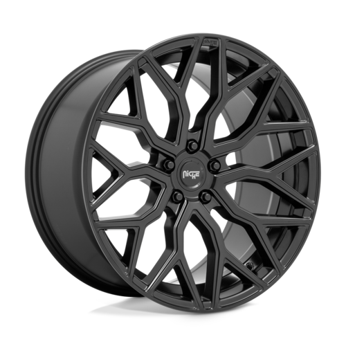 Niche 1PC M261 MAZZANTI 19x8.5 Matte Black Wheel with 5x112 Bolt Pattern and 66.56mm Center Bore