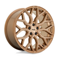 Niche 1PC M263 MAZZANTI 19x8.5 Bronze Brushed Wheel with 5x112 Bolt Pattern and 66.56mm Center Bore