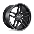 Niche 1PC METHOS 19x9.5 Inch Gloss Black Matte Black Wheel with 5x120 Bolt Pattern and +35 Offset
