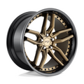 Niche 1PC M195 METHOS 20x9 Matte Bronze Black Bead Ring Wheel with 5x114.3 Bolt Pattern and +35 Offset