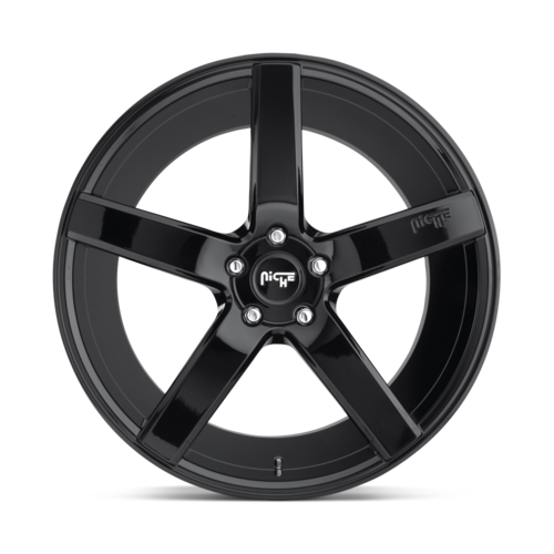 Niche 1PC M188 Milan 20x8.5 Wheel with 5x120 Bolt Pattern and Gloss Black Finish