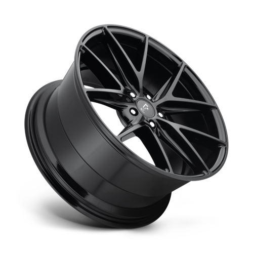 Niche 1PC M119 MISANO 20x9 Inch Gloss Black Wheel with 5x114.3 Bolt Pattern and 72.56mm Center Bore