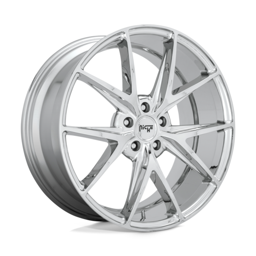 Niche 1PC M248 Misano 18x8 Chrome Wheel with 5x114.3 Bolt Pattern and 40mm Offset