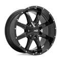 Moto Metal MO970 20x10 Gloss Black Milled Wheel with -24 Offset and 5x127/5x139.7 Bolt Pattern