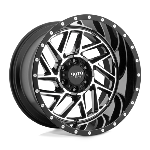 Moto Metal MO985 Breakout 20x12 Gloss Black Machined Off-Road Wheel with -44mm Offset