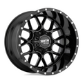 Moto Metal MO986 Siege 20x10 Gloss Black Wheel with -18mm Offset for 5x127/5x139.7 Bolt Pattern