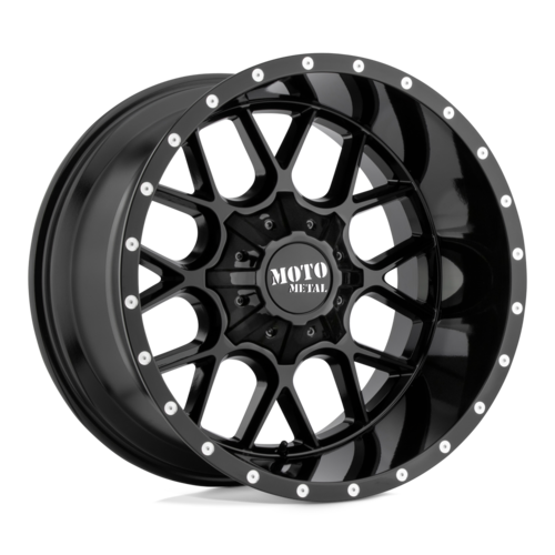 Moto Metal MO986 Siege 22x10 Gloss Black Wheel with -18mm Offset and 6x135/139.7 Bolt Pattern