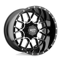 Moto Metal MO986 Siege 22x10 Gloss Black Machined Off-Road Wheel with -18mm Offset