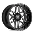 Moto Metal MO992 FOLSOM 20x9 Gloss Black Milled Wheel with 6x139.7 Bolt Pattern