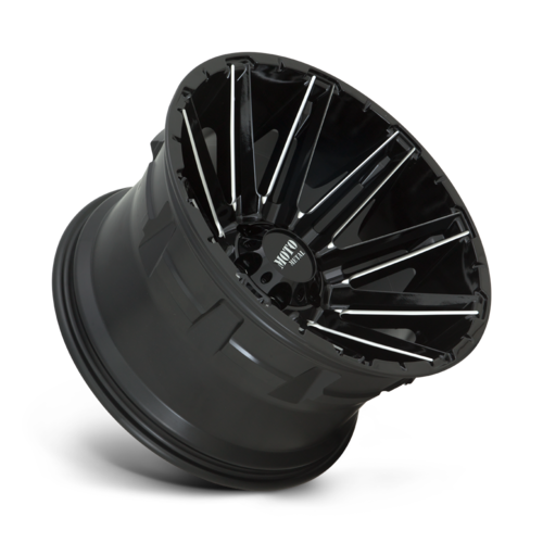 Moto Metal MO998 Kraken 22x10 Gloss Black Milled Wheel with -18mm Offset and 6x135 Bolt Pattern