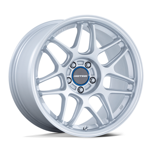 Motegi MR158 TSUBAKI 19x9.5 Inch Hyper Silver Machined Lip Wheel with 5x100 Bolt Pattern and +40 Offset